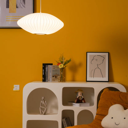 Xieno – Lustre en tissu au style moderne de lanterne