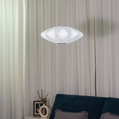 Xieno – Lustre en tissu au style moderne de lanterne