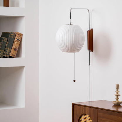 Isolde – Lampe Murale Créative en Soie