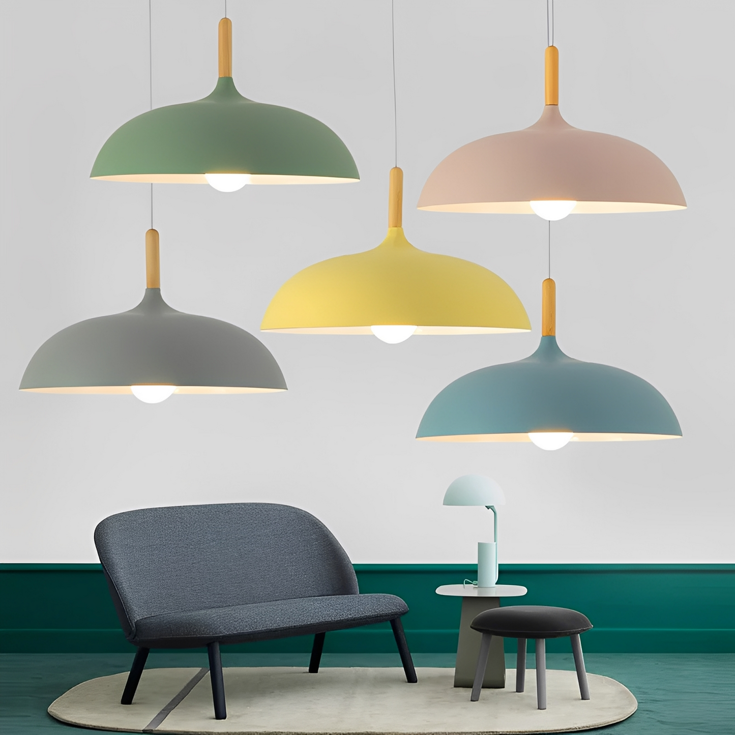 Macarona – Lustre LED Créatif