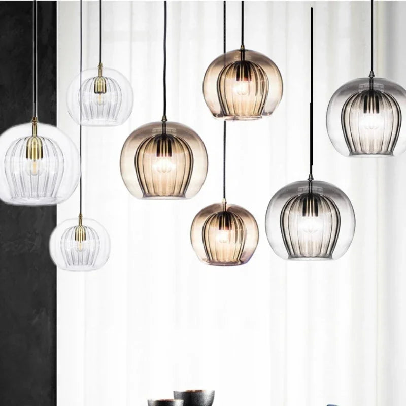 Suspension Design En Verre Transparent
