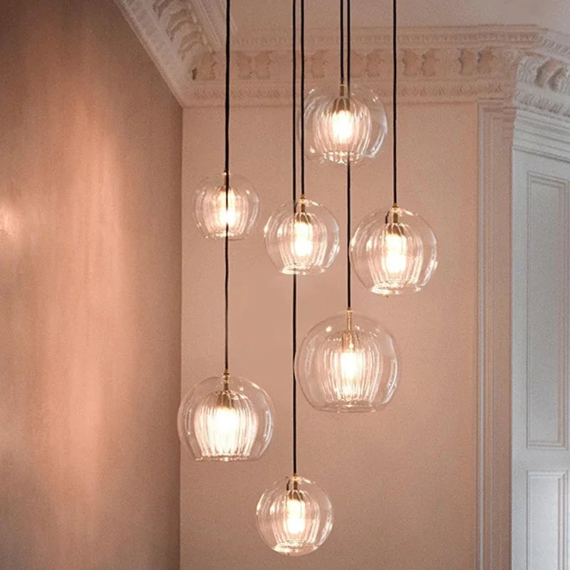 Suspension Design En Verre Transparent