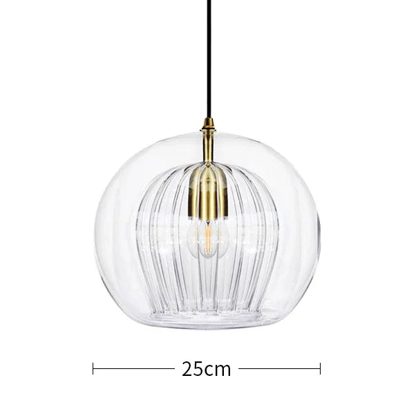 Suspension Design En Verre Transparent