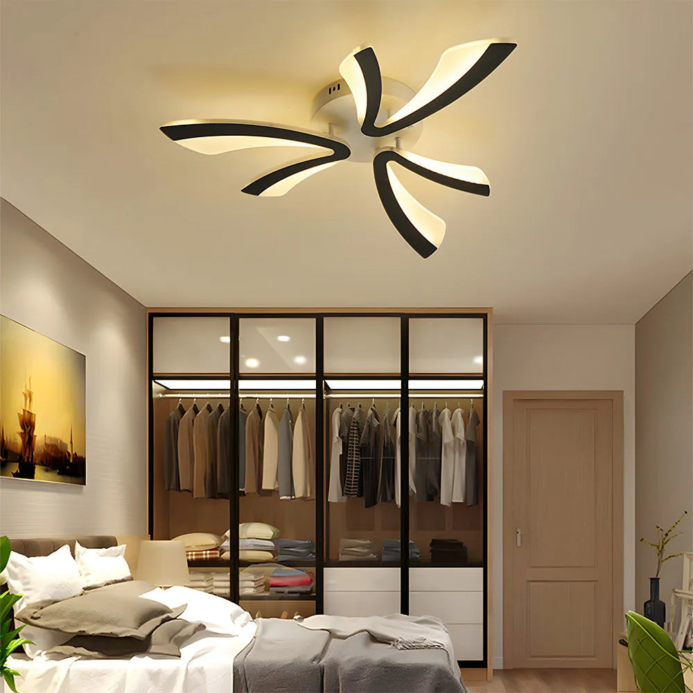 Myra – Moderne Acrylique Pétale LED Plafonnier