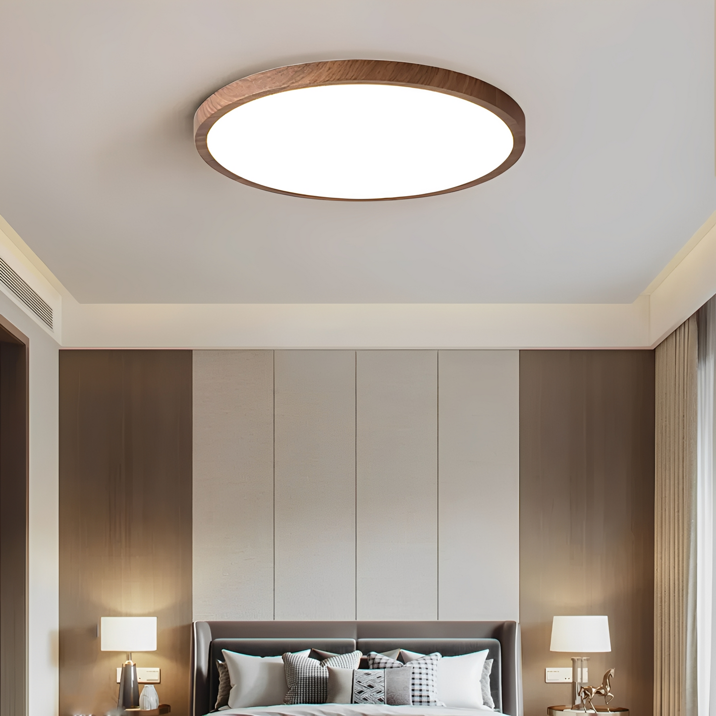 Jin – Lampe de Plafond Moderne Ronde