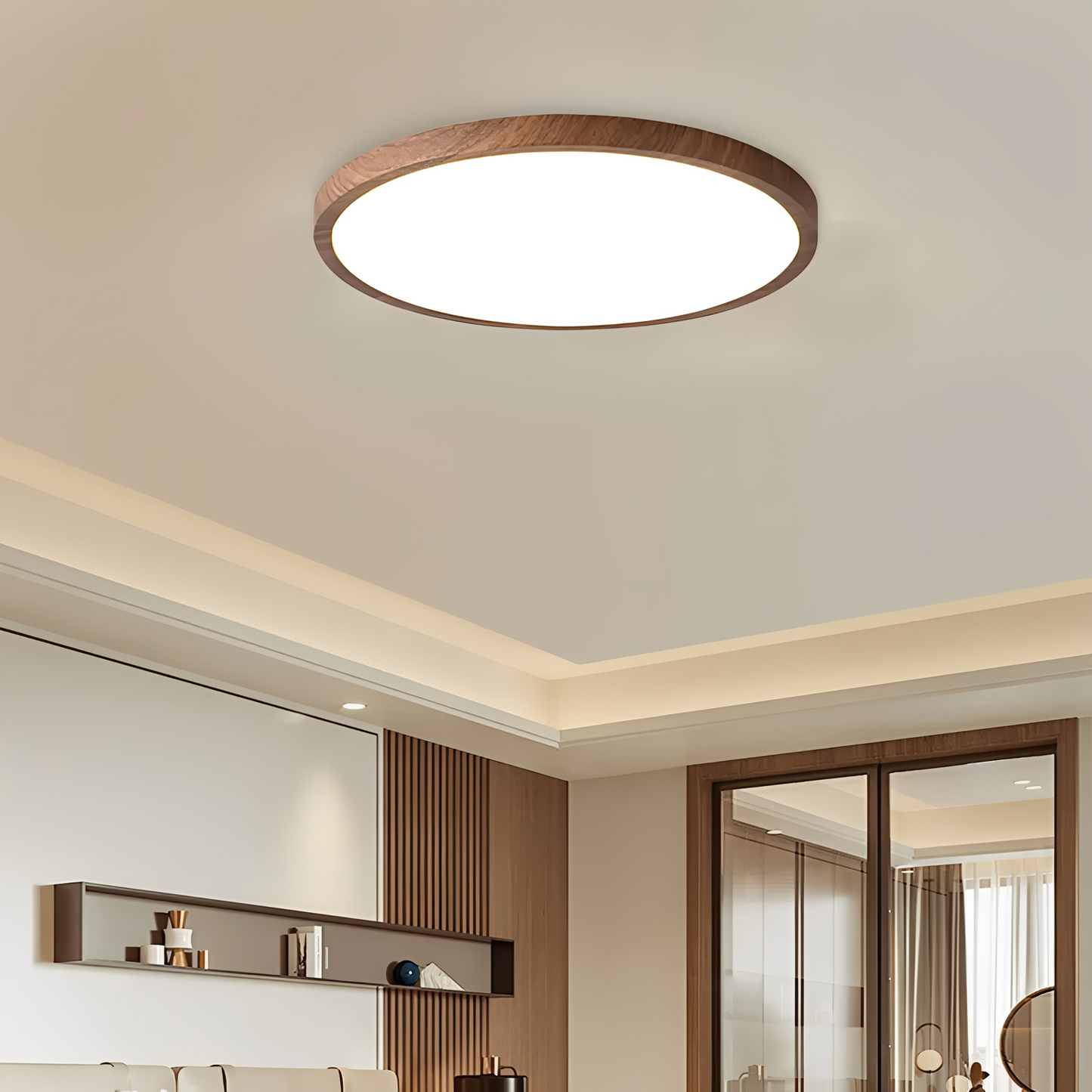 Jin – Lampe de Plafond Moderne Ronde