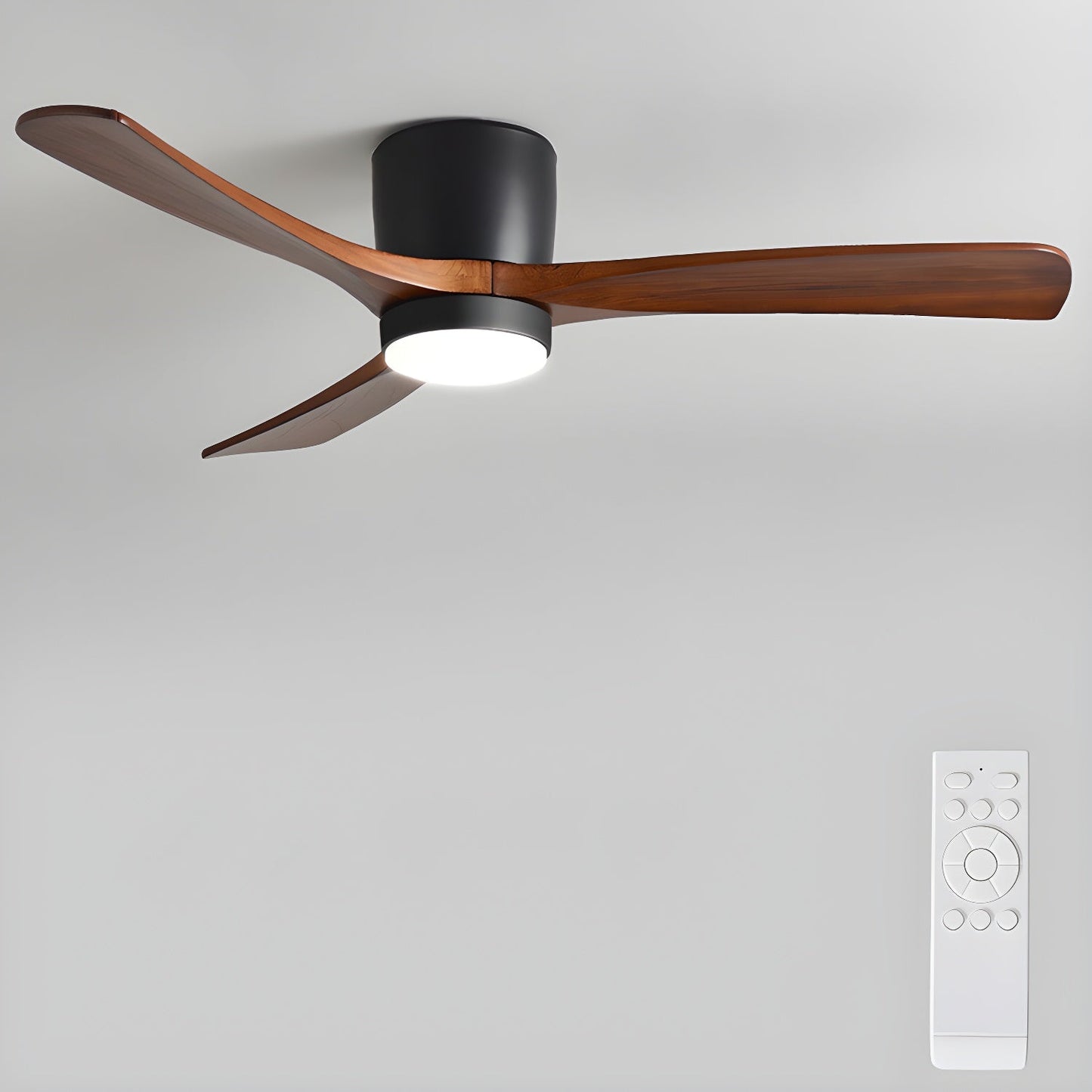 Levi – Lampe de plafond nordique avec ventilateur