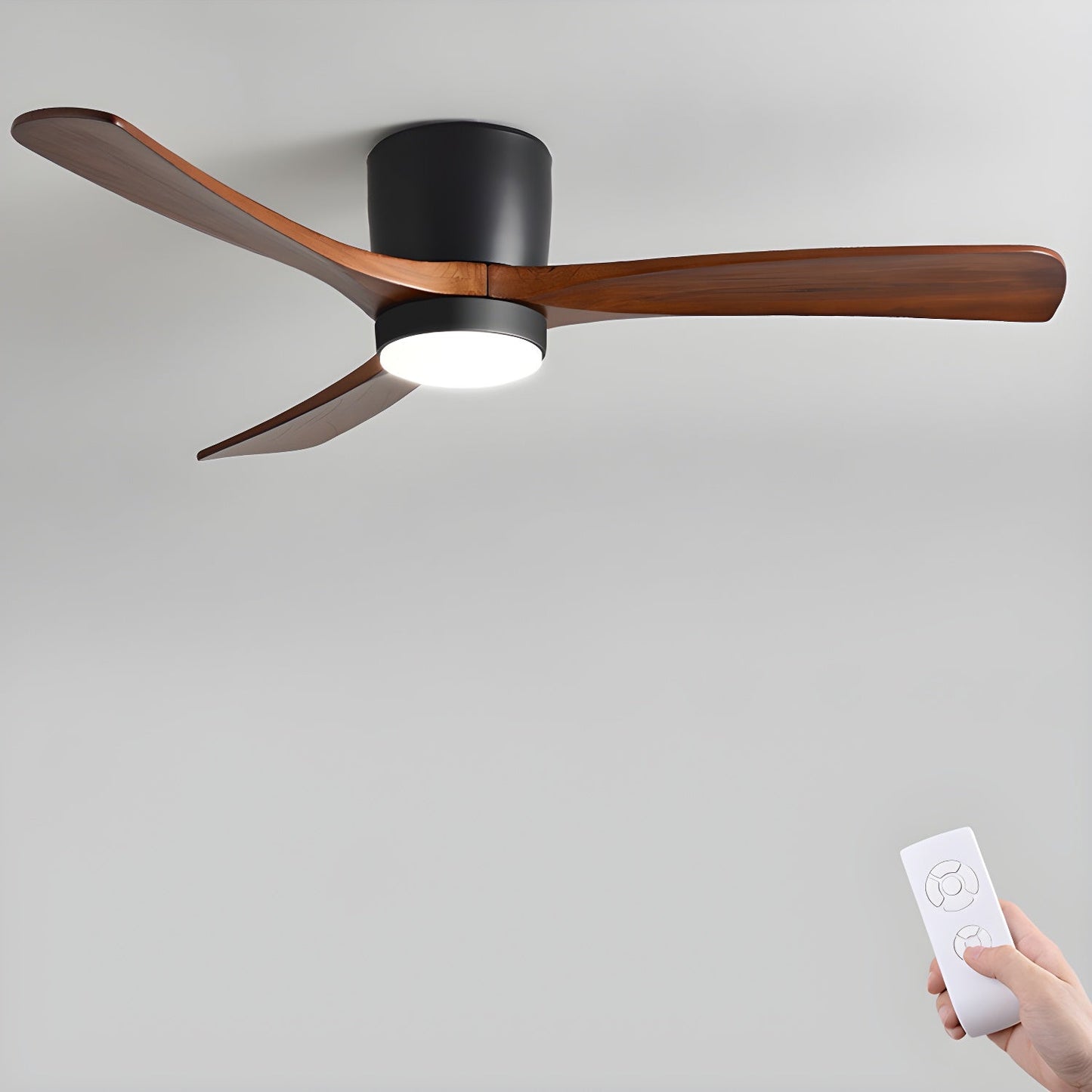 Levi – Lampe de plafond nordique avec ventilateur