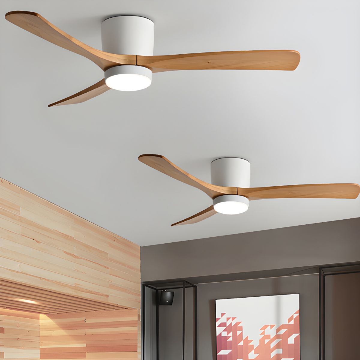 Silja – Lampe de Ventilateur de Plafond Nordique