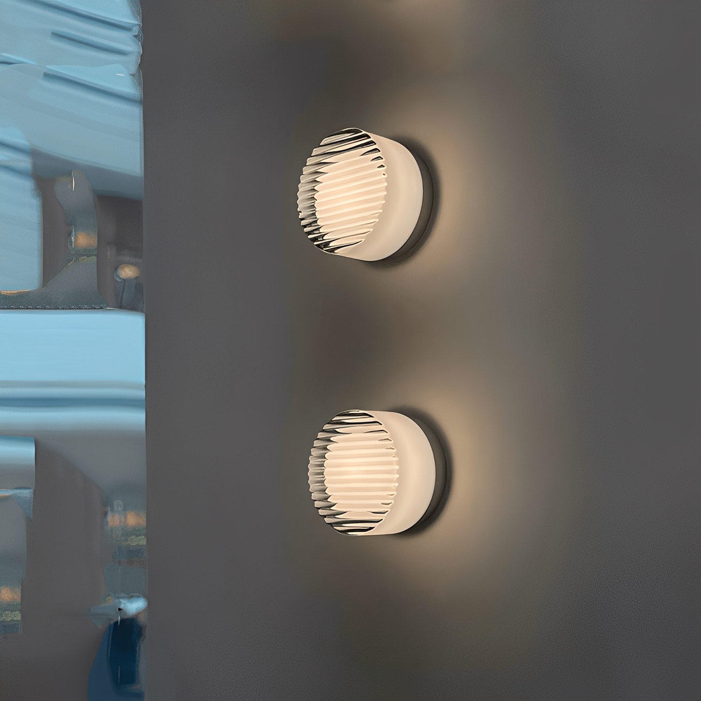 Kira – Lampe Murale Nordique avec Structure en Vagues