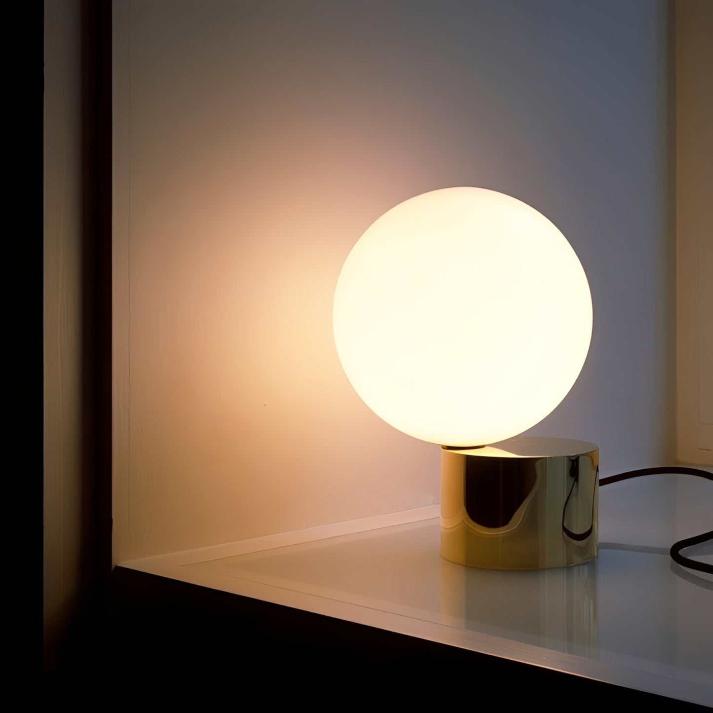 Alex – Lampe de table en verre nordique moderne
