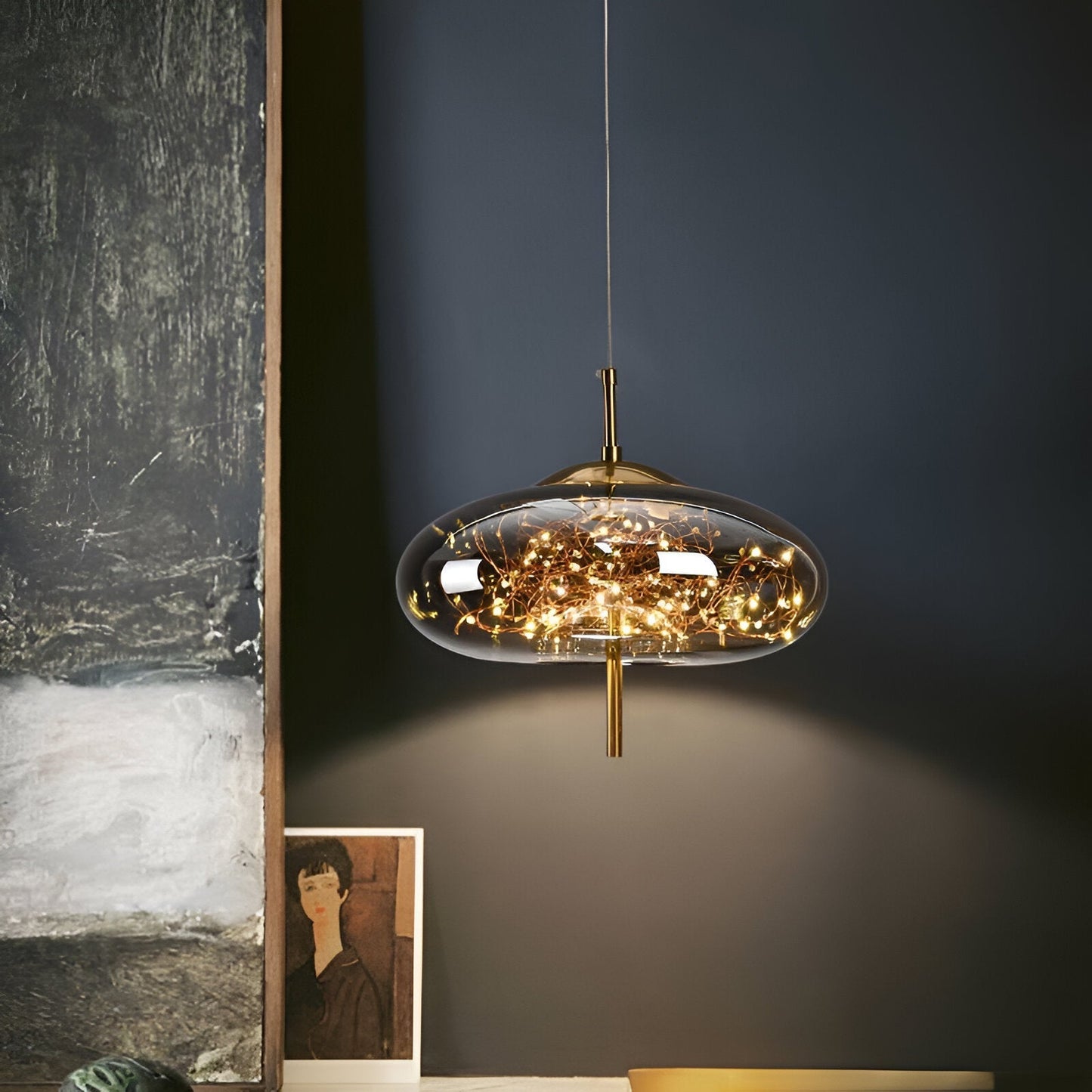 Auren – Lampe Pendante en Verre Minimaliste