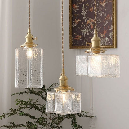 Kian – Lampe Suspendue en Verre Élégante