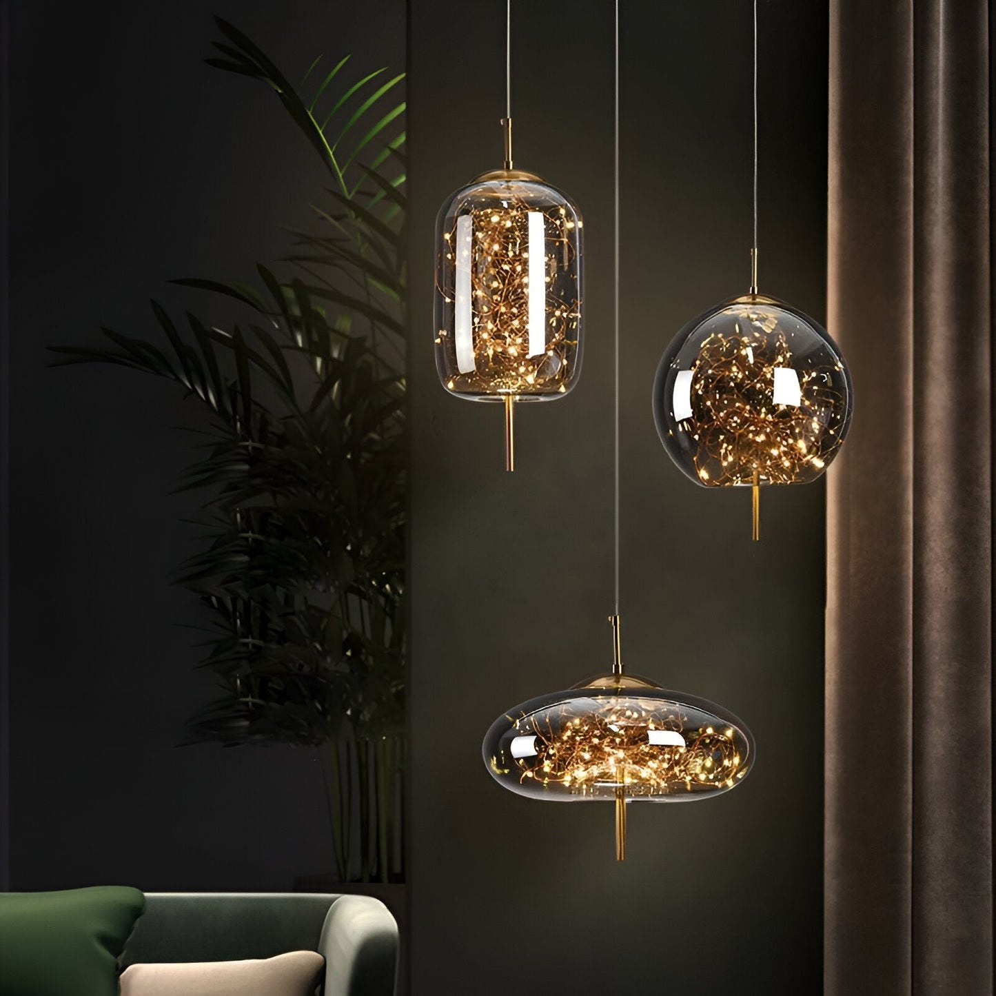 Auren – Lampe Pendante en Verre Minimaliste