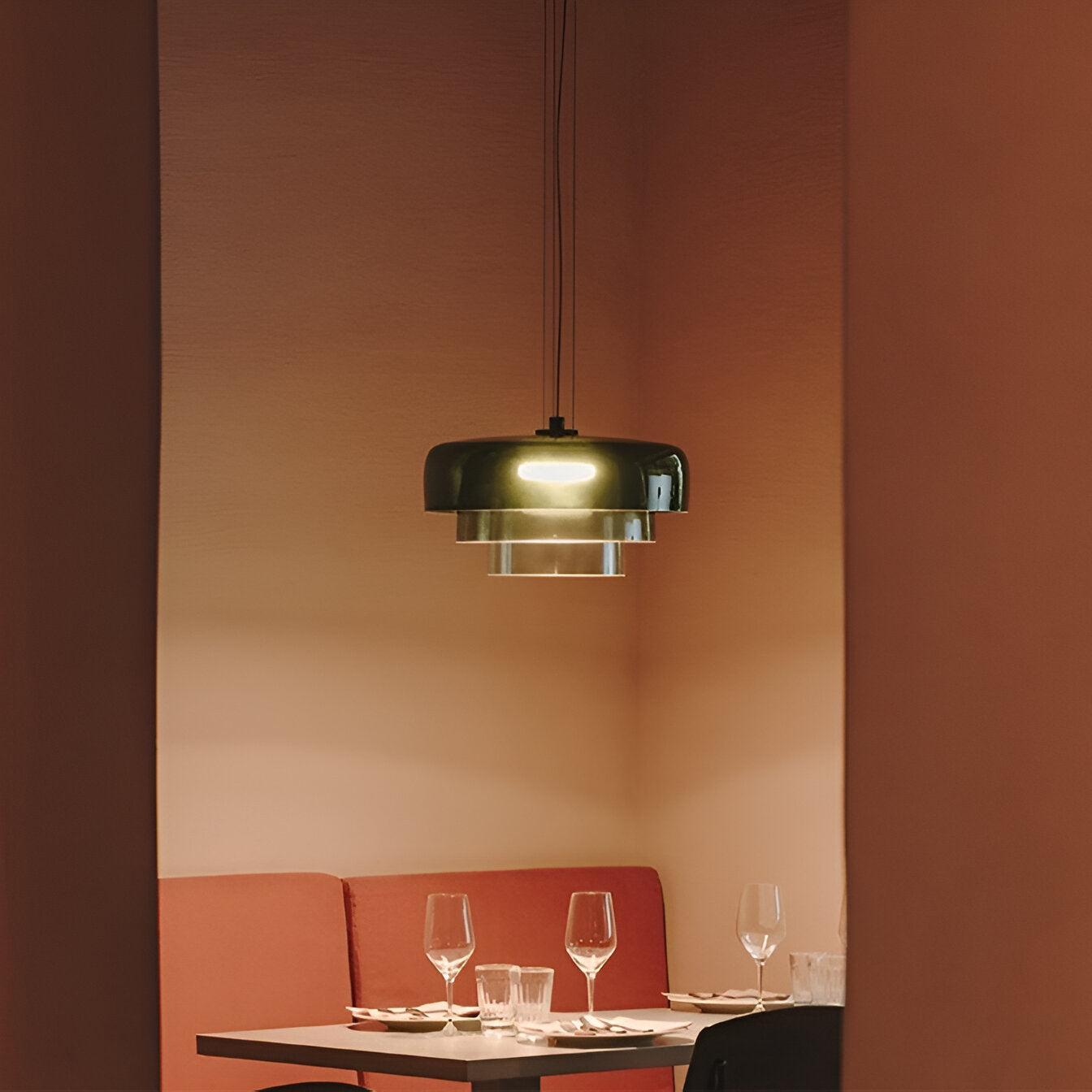 Raki – Suspension en Verre Céleste Nordique
