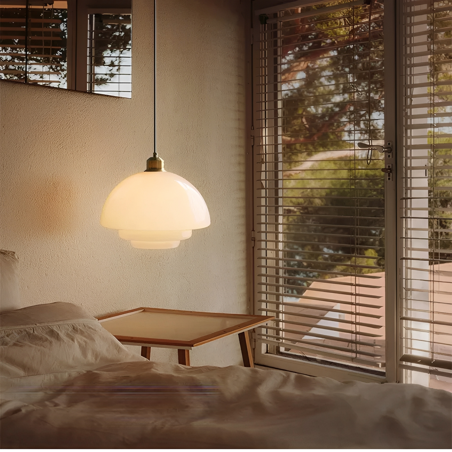 Hagen – Suspension en verre Mid-Century
