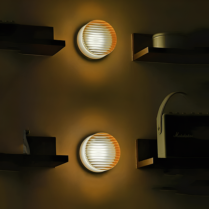 Kira – Lampe Murale Nordique avec Structure en Vagues