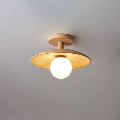 Elian – Plafonnier Moderne en Design Bois