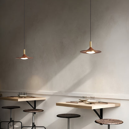 Jared – Bois de Noyer Tout Cuivre Suspension