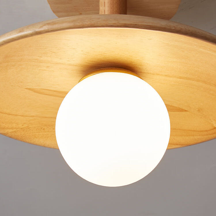 Elian – Plafonnier Moderne en Design Bois