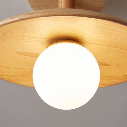 Elian – Plafonnier Moderne en Design Bois