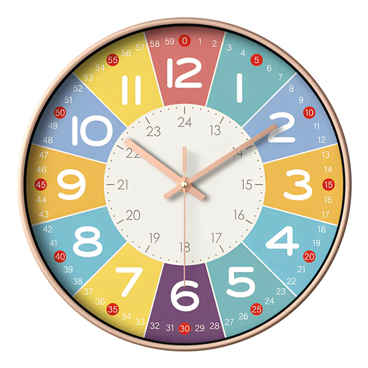 Timo – Horloge murale pour enfants au design de dessin animé