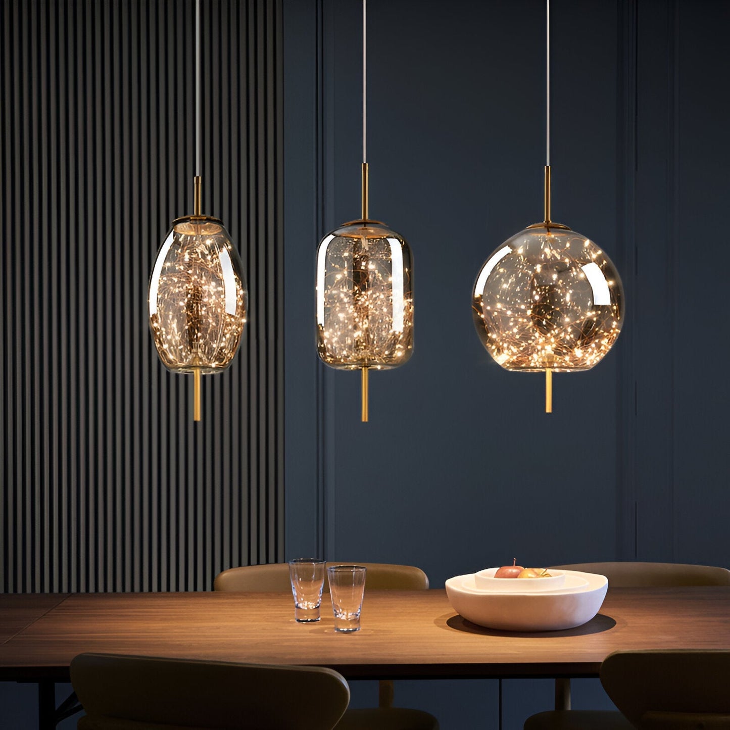 Auren – Lampe Pendante en Verre Minimaliste