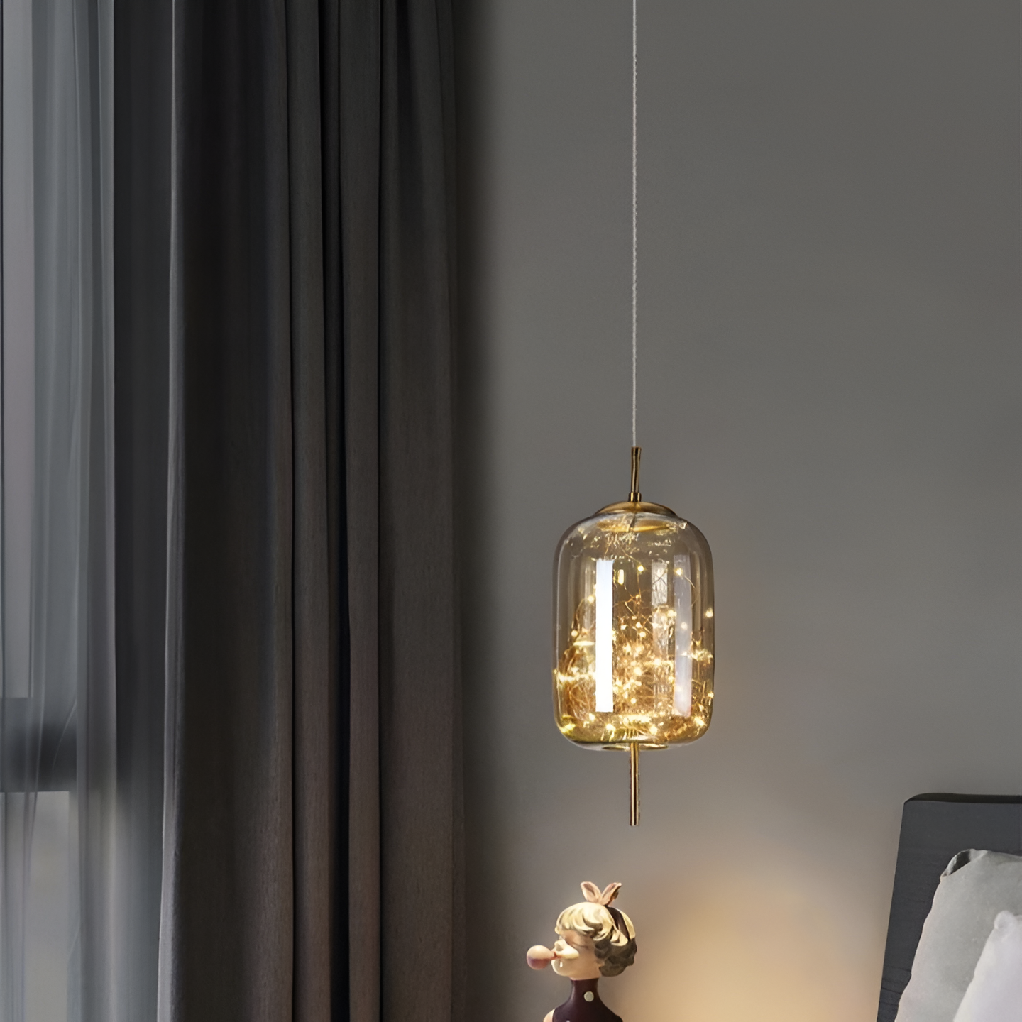 Auren – Lampe Pendante en Verre Minimaliste