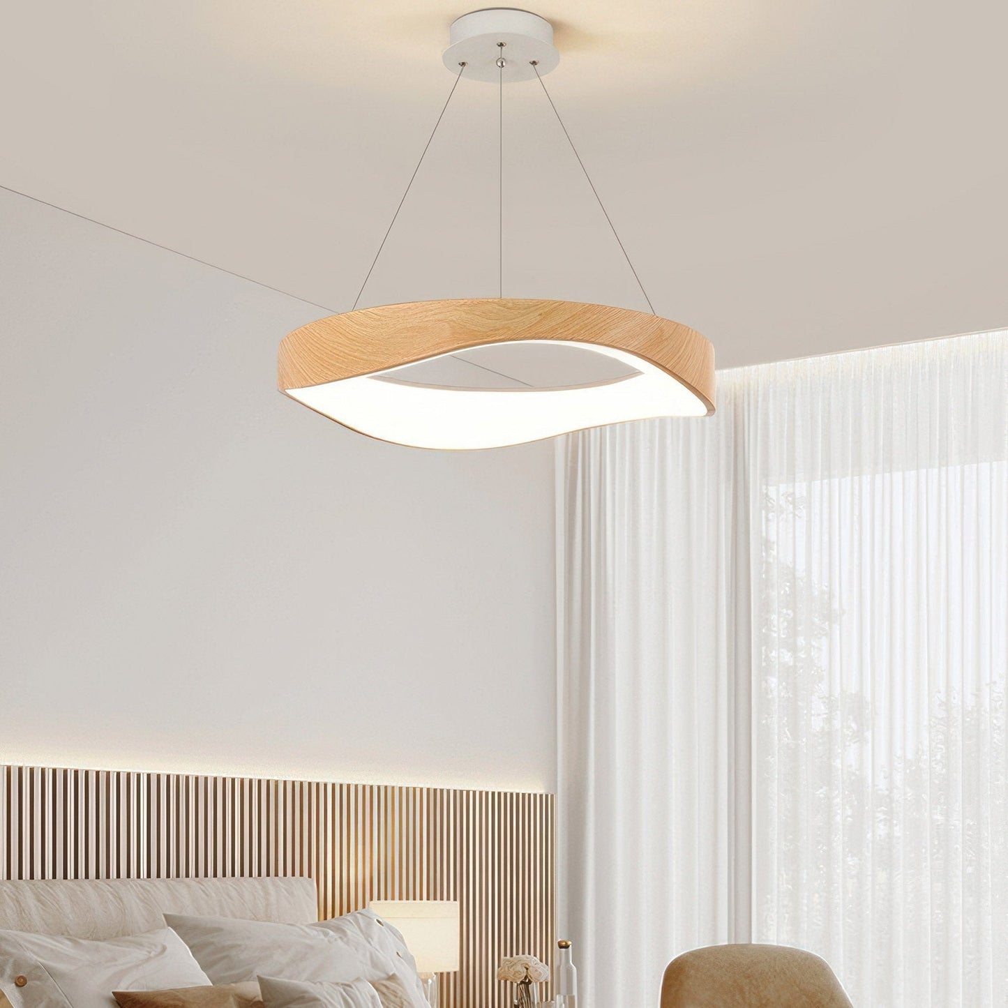 Alvara – Lustre nordique en bois