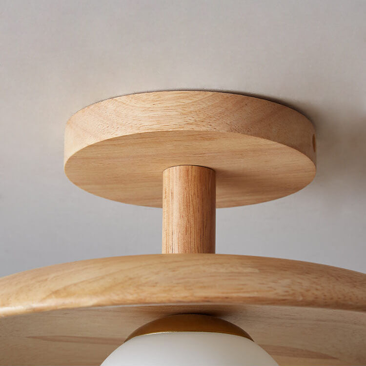 Elian – Plafonnier Moderne en Design Bois