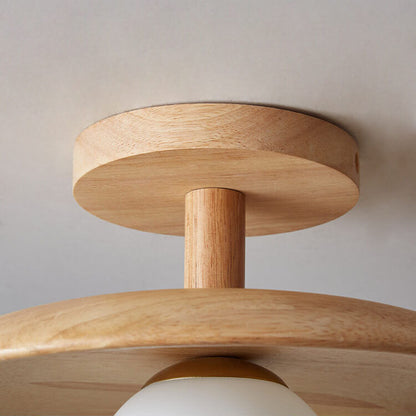 Elian – Plafonnier Moderne en Design Bois
