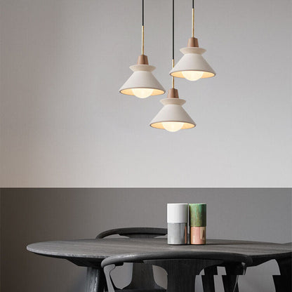 Inari – Suspension nordique en style bois et ciment