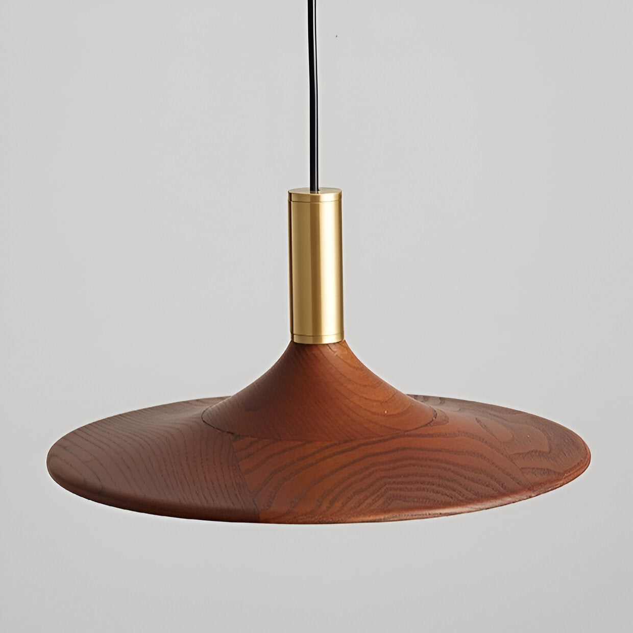 Jared – Bois de Noyer Tout Cuivre Suspension