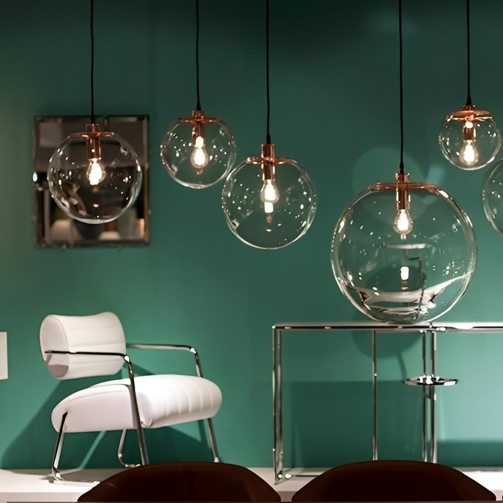 Brent – Suspension en verre postmoderne nordique