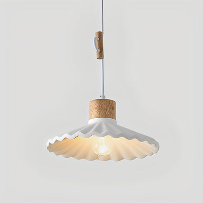 Alina – Lustre Moderne en Résine et Bois
