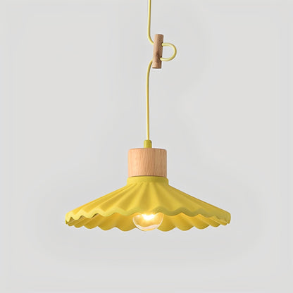 Alina – Lustre Moderne en Résine et Bois