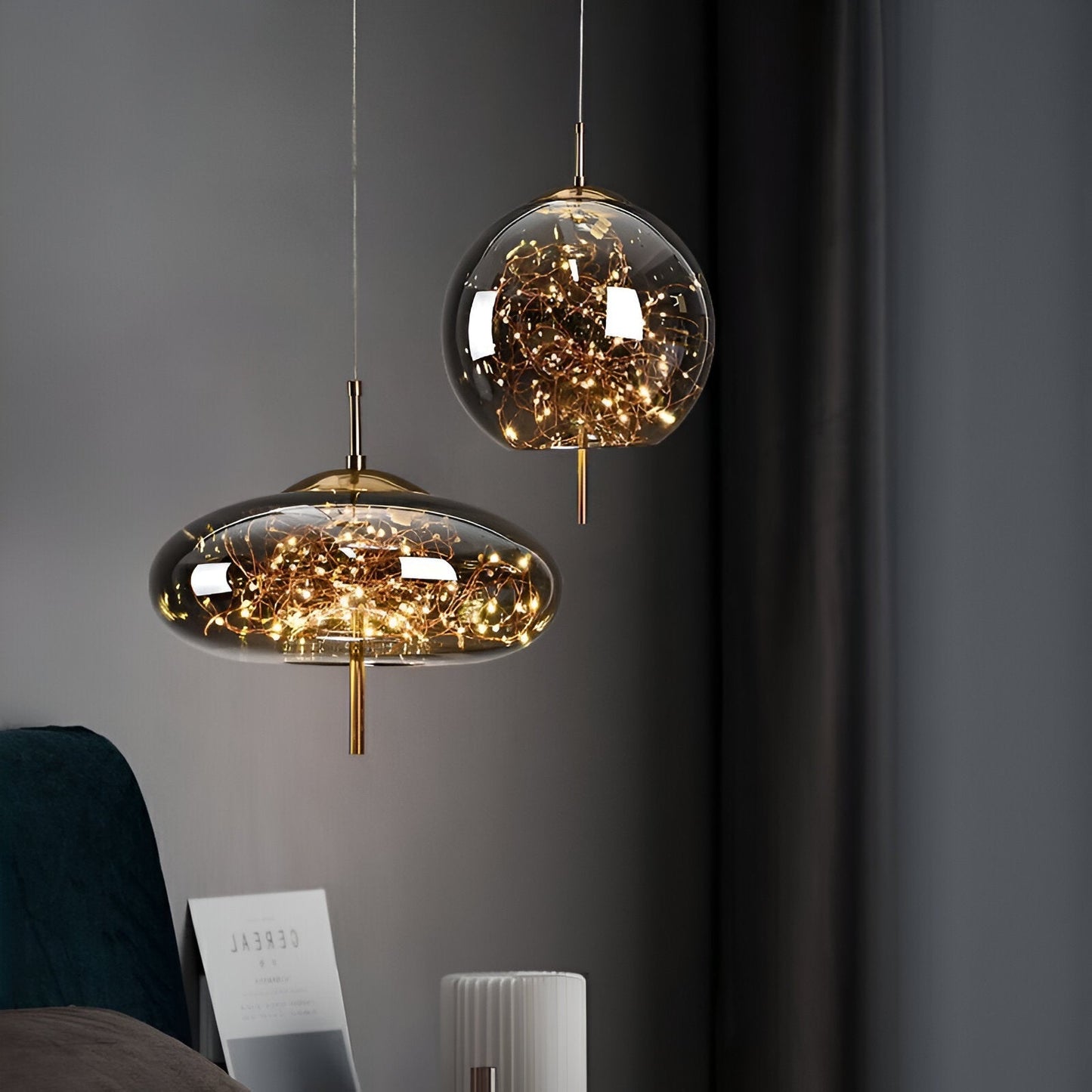 Auren – Lampe Pendante en Verre Minimaliste