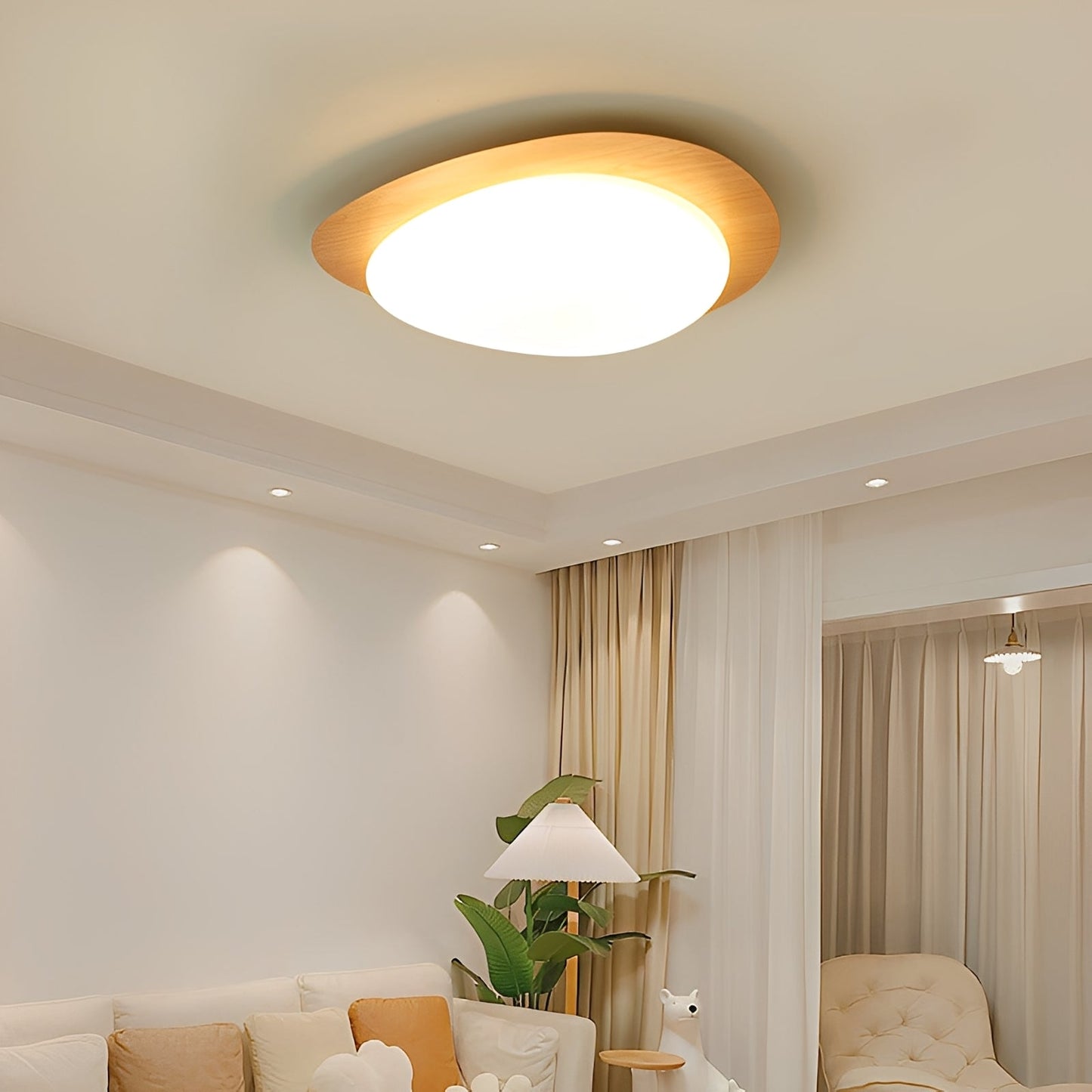Lumin – Plafonnier Chinois avec Protection des Yeux
