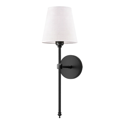 Noria – Élégante Applique Murale en Cuivre avec Abat-jour en Tissu