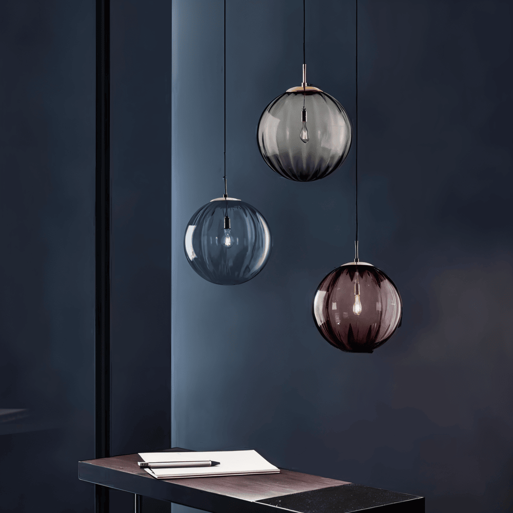 Aoba – Lampe suspendue en verre artistique