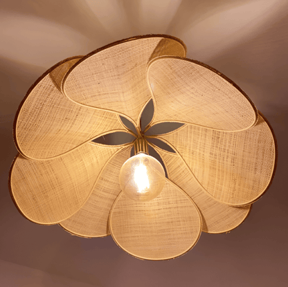 Miyako – Lampe Pendante en Tissu Boho