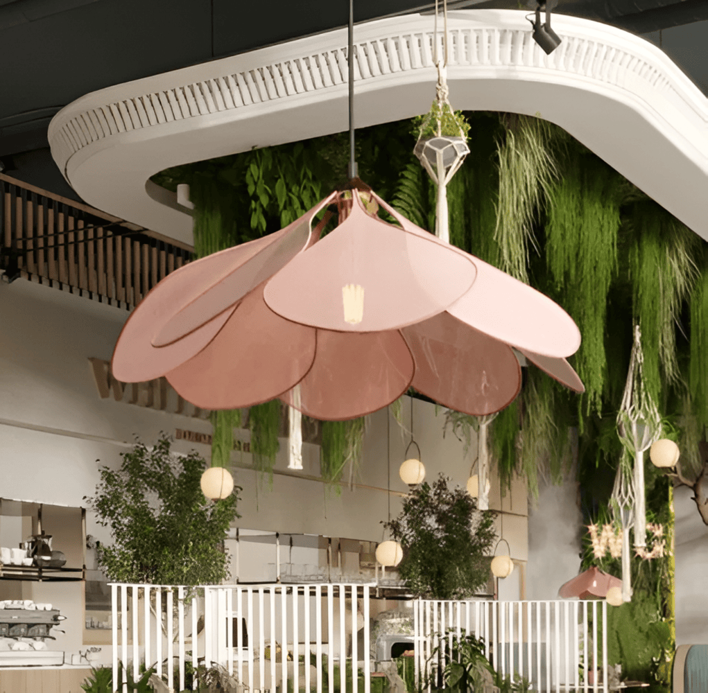 Miyako – Lampe Pendante en Tissu Boho