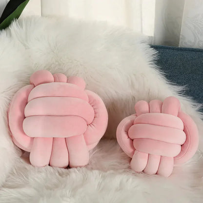 Moko – Coussin en velours tressé