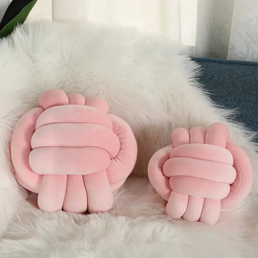 Moko – Coussin en velours tressé