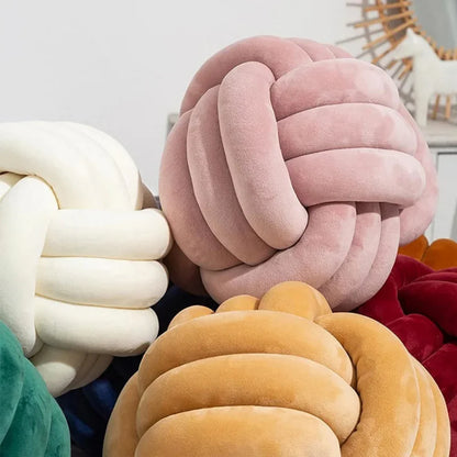 Moko – Coussin en velours tressé