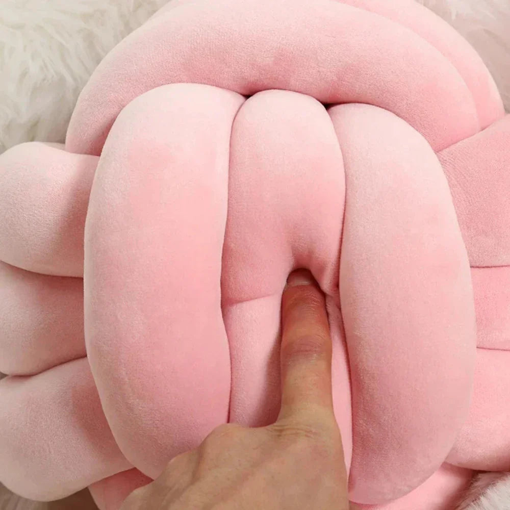 Moko – Coussin en velours tressé
