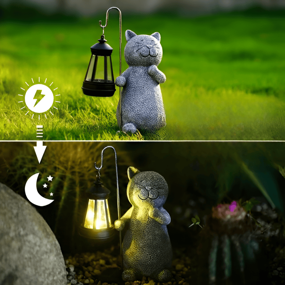 Kohana – Chat de jardin solaire