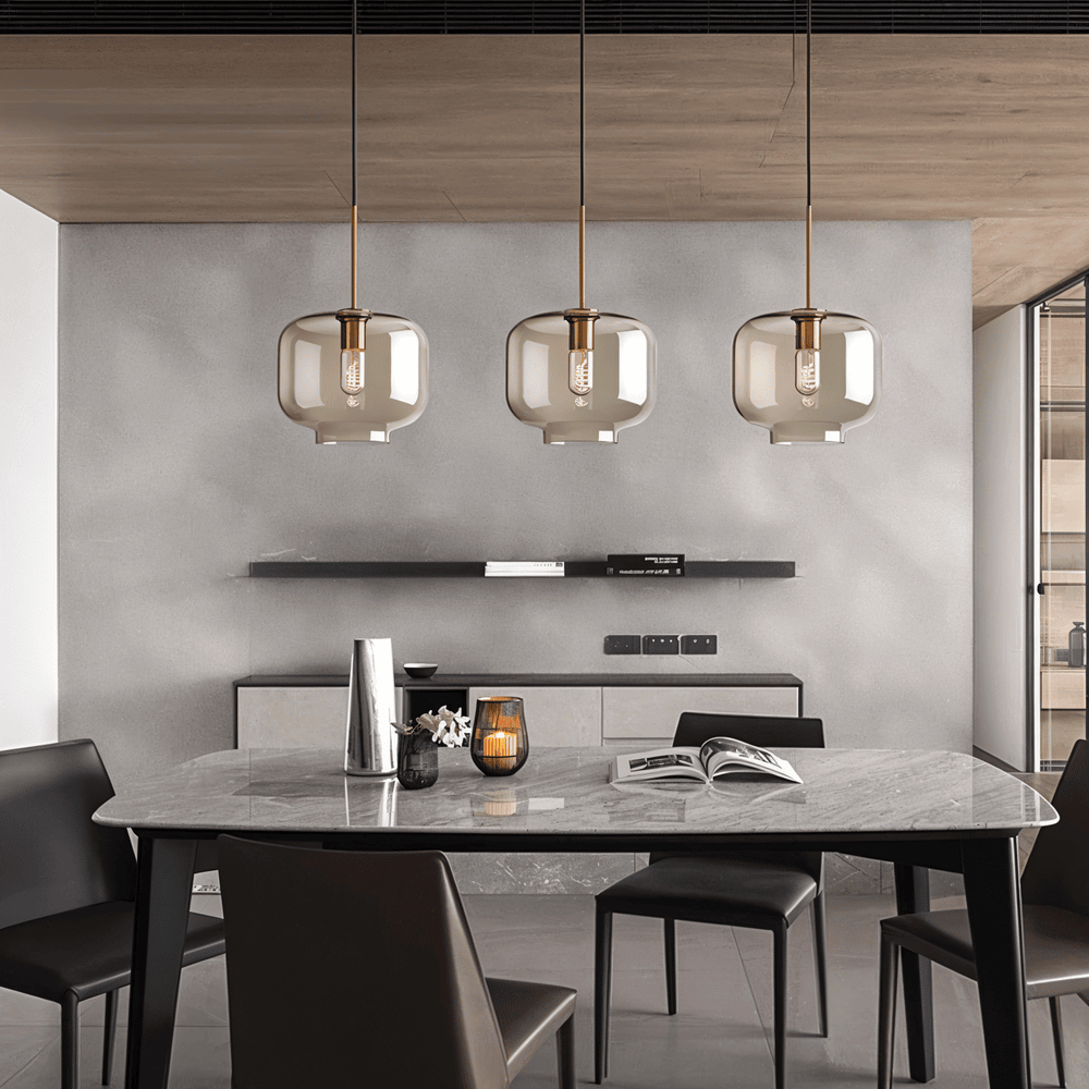 Nayumi – Suspension en verre moderne