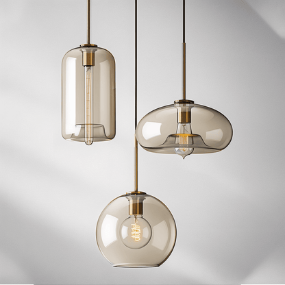 Nayumi – Suspension en verre moderne