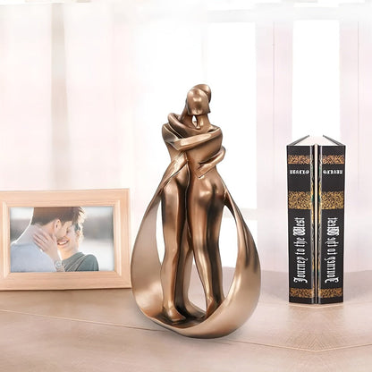 Renai – Figurine de décoration romantique « Couple amoureux »